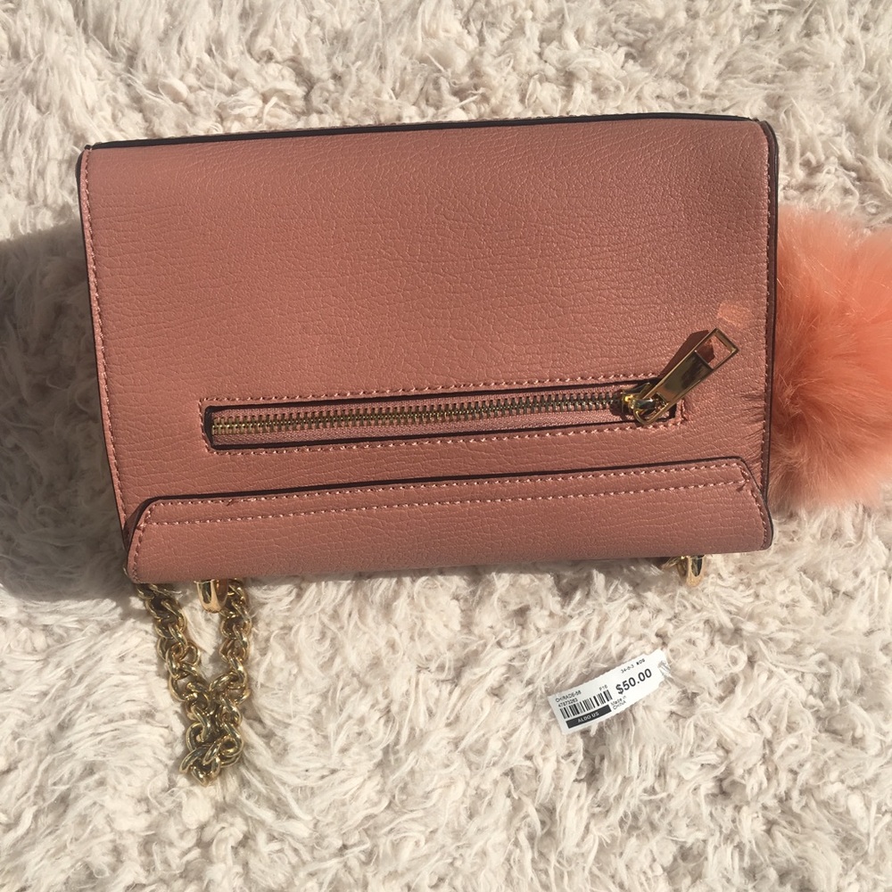 Aldo crossbody bag with pom pom! - Picture 5 of 6